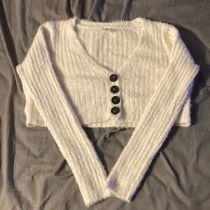 Urban Outfitters Cream Cardigan Sweater